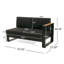 Forme de V - causeuse droite