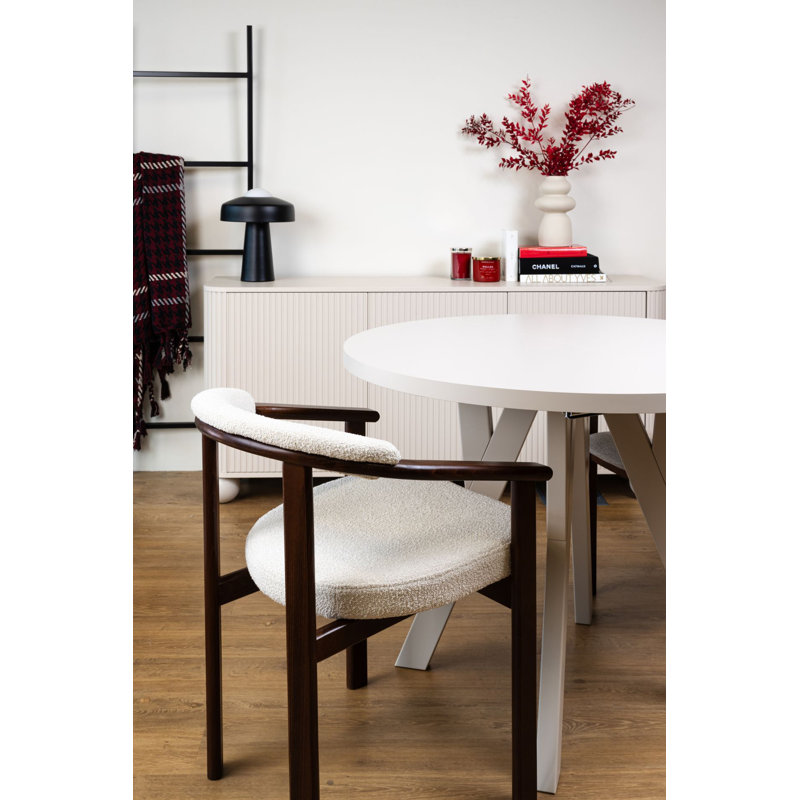 Extendable Round Dining Table
