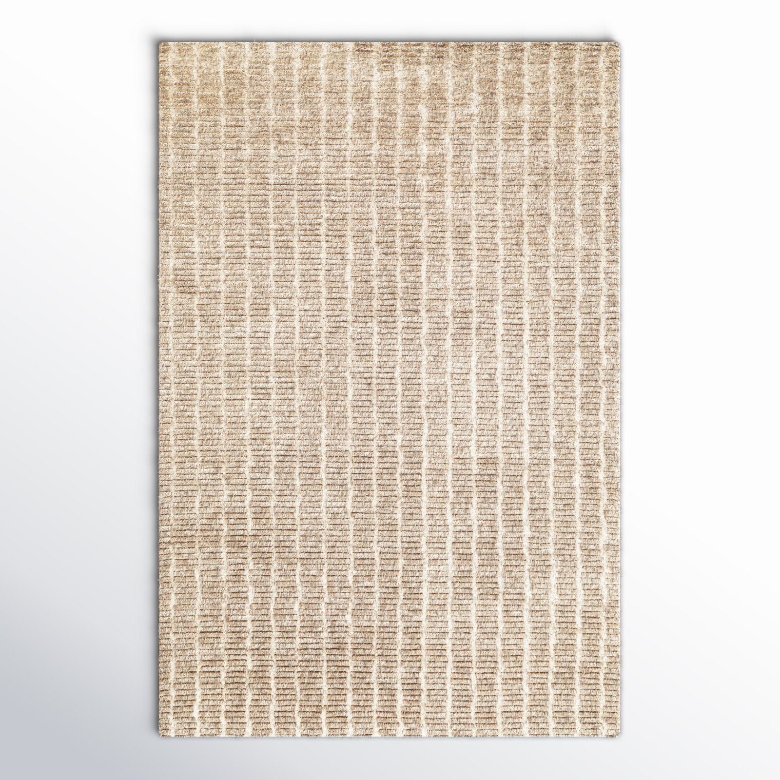 Debra Hand-Tufted Striped Wool Rug, Rectangle 6' x 9'