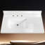 36 In. W X 22 In. D Engineered Stone Carrara White Rectangular Bath Vanity Top Countertop With Single Left Ceramic Sink And 4 In. H Backsplash-129746571