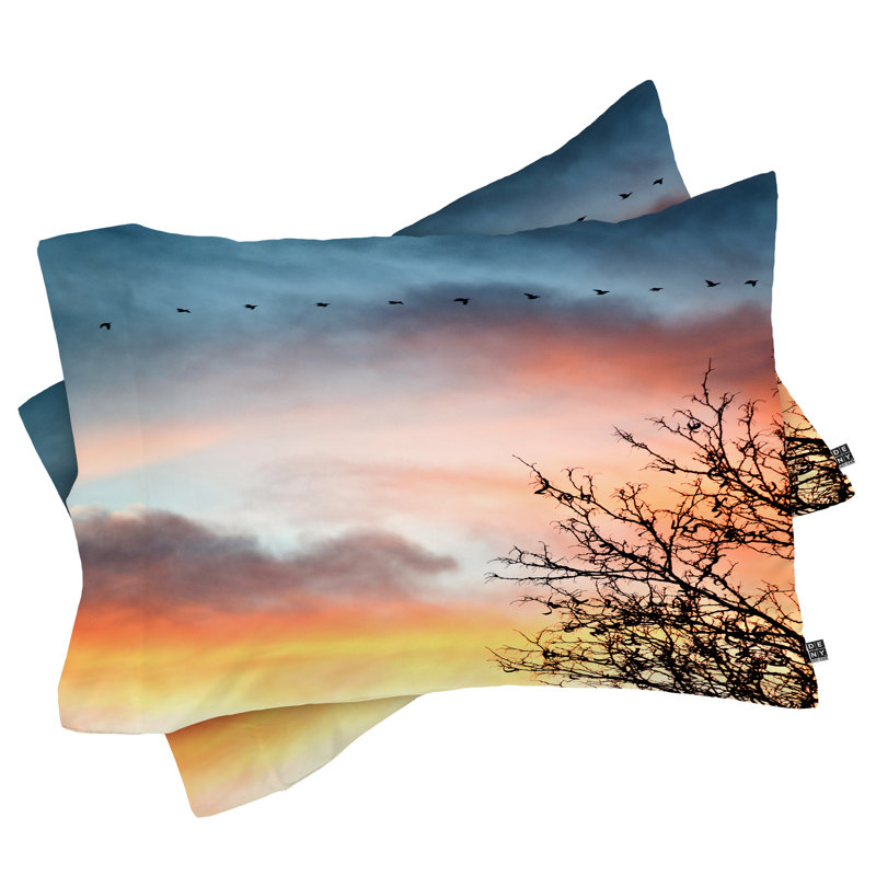 Taie d’oreiller à lignes d’oiseau, Standard