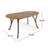Acacia Wood 70" Dining Table-1488598754