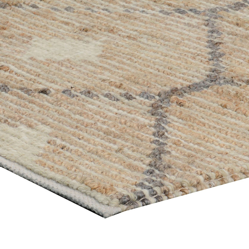 Reign Geometric Area Rug in Brown, Rectangle 9' x 12'
