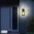 Coman Black 13"  outdoor sconce rainproof wall light with Dusk to Dawn