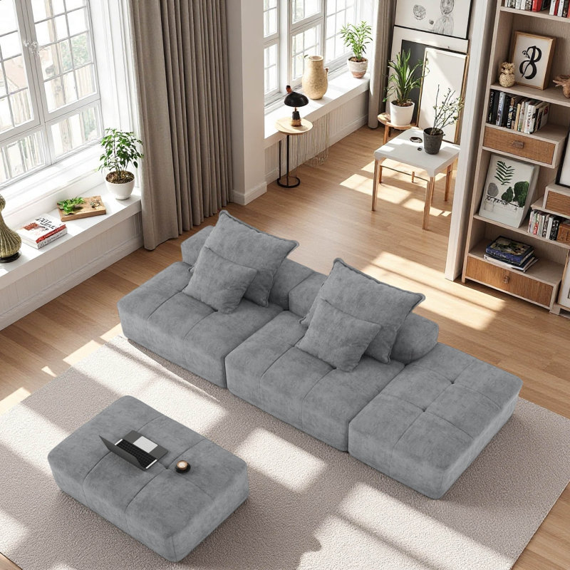 Canapé modulaire surdimensionné Modern, Grey