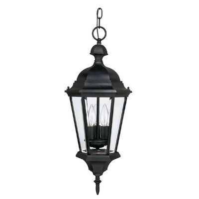 Lanterne suspendue d'extérieur 3 lumières Carriage House