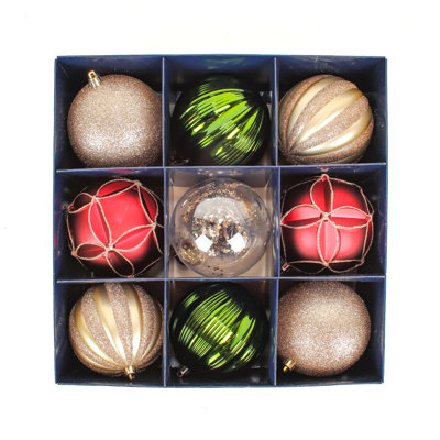 Soild Ball Ornament Set