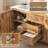 Aalycia Farmhouse Bathroom Vanity with Sink, 60" High Gloss Double Sink Bath Vanity