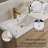 60" Freestanding Double Bathroom Vanity Modern Style Vanity with Integrated Solid Surface Countertop and 2 Sinks, 4 Soft Close Drawers-534805776