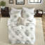 Ensemble de housse de couette en coton moderne pour très grand lit