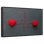 Red Wool Heart Line