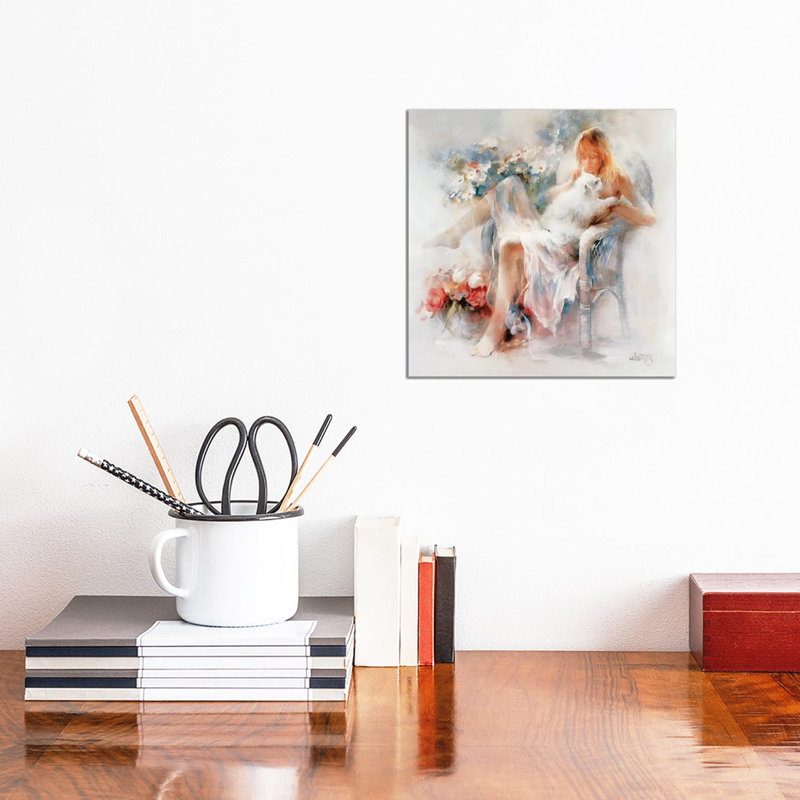 Young Girl by Willem Haenraets - Wrapped Canvas Print, 30.48 cm H x 30.48 cm W