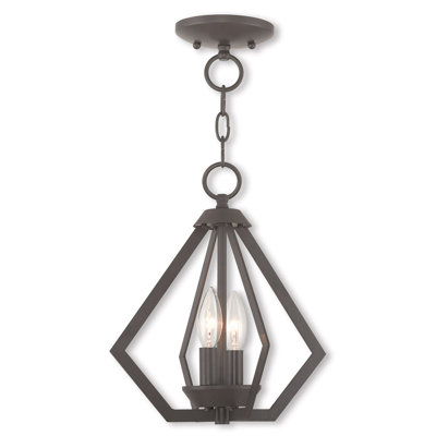 Lustre géométrique à 2 lumières Cathelijne