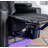 35.4'' Wide Modern Breathable Leather Electric Power Recliner with Ambient Lighting and USB Port-624391735