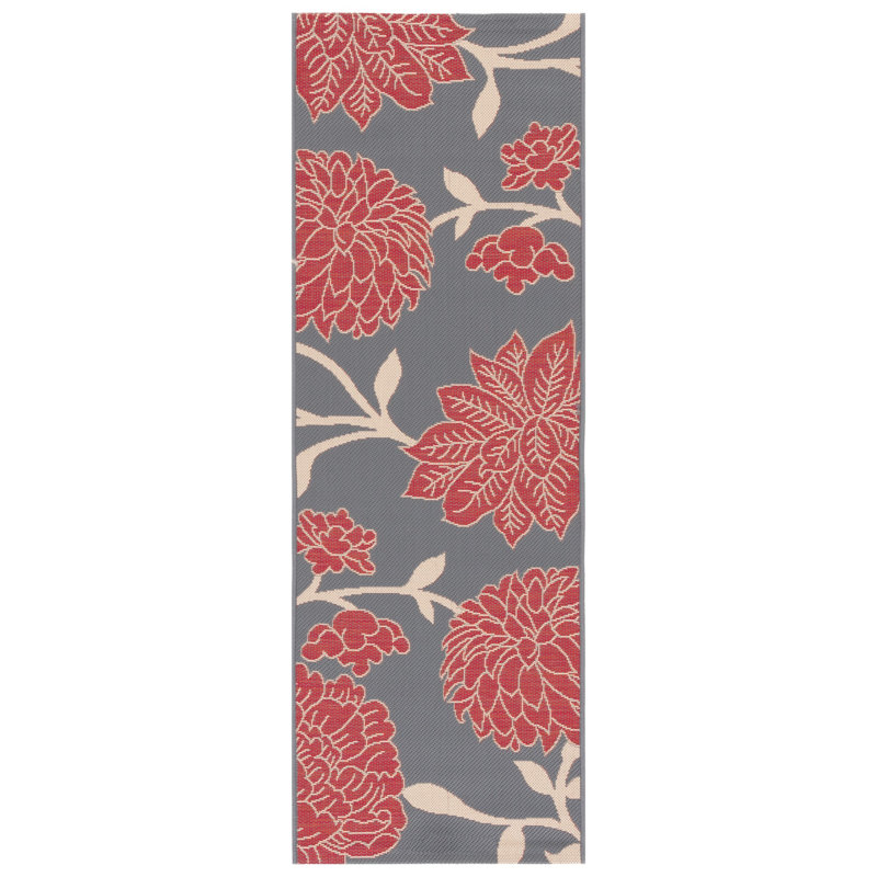 Adelmino Performance Floral Indoor/Outdoor Area Rug, Runner 2'3" x 6'7"