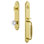 Handleset with Single Cylinder Deadbolt and Door Knob and Rosette
