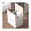 Ensemble de coiffeuse 3 en 1 multifonctionnel avec éclairage à DEL, tabouret de rangement caché et tiroirs coulissants - Coiffeuse compacte pour chambre à coucher