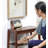 Minimalist Solid Wood Shoe Storage Bench with Shelf