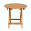 Table de bout réglable pliable en bois d'acacia - longueur 17,75-27,6 po, capacité de 175 lb, aucun assemblage requis, table d'appoint multi-usage pour la maison / patio / véhicules récréatifs