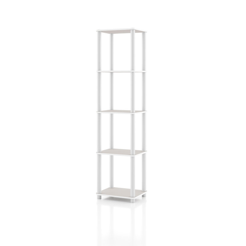 Terzenbach Narrow Storage Shelving, (5 Shelves) 58.22"H x 14.86"W x 11.81"D, Taupe Gray