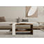 Table basse moderne à 2 niveaux 31,5 po x 13,8 po x 19,7 po | 100% panneau de particules enduit de mélamine, épaisseur: 0,7 pouce | Conception élégante et fonctionnelle avec rangement supplémentaire | Parfait pour le salon et les espaces contemporai-2052297151