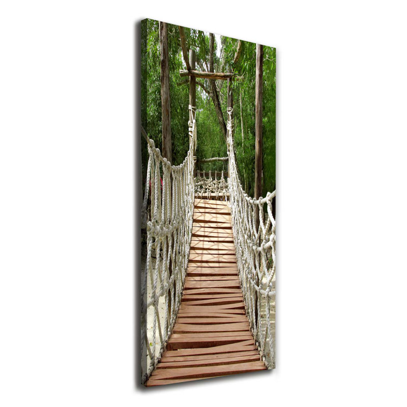 Rope Bridge - Wrapped Canvas Print