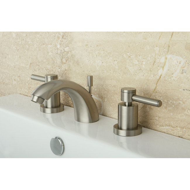 Robinet de salle de bain Kingston, Nickel brossé