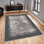 Tapis en coton de luxe Wray (31,5 po x 59,1 po) | 100% coton, 1200 g / m², hauteur des poils de 0,4 po | Antibactérien, PVC antidérapant, lavable à la machine | Design élégant blanc, gris et vison pour le salon et la chambre à coucher