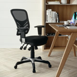 Siyer Mid-Back Mesh Ergonomic Office Chair with Adjustable Arms