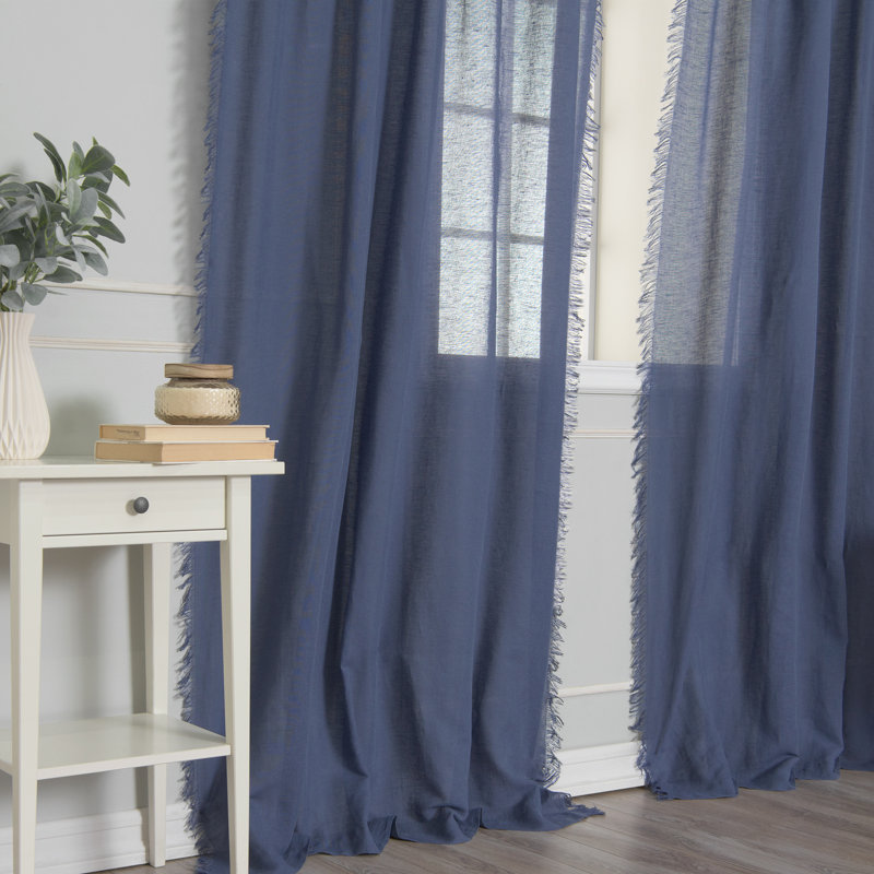 Millwright Sheer Curtain, Natural, 52" W x 96" L