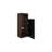 Bathroom Side Shelf - Black & Walnut, Functional Design Cabinet In Walnut Easy Assembly