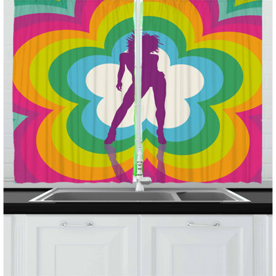 Pointed Kitchen Curtain
