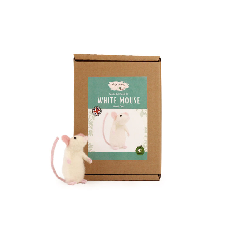 Trousse de feutrage - feutre blanc