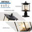 Luminaire extérieur en verre 15 po-255171473