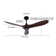 52Inch 3 Wood Blade Ceiling Fan With Remote Control Without Light