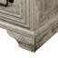 Commode rustique rustique, commode antique blanche avec tiroirs