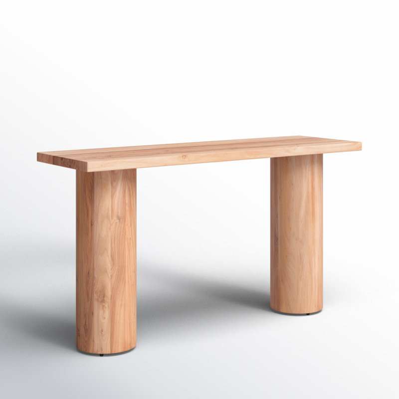 Dorinne 54'' Solid Wood Console Table, Natural