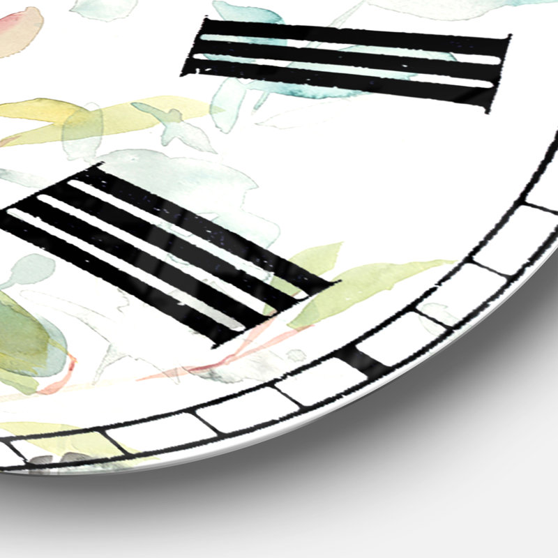 Très grande horloge murale Eucalyptus, Grand