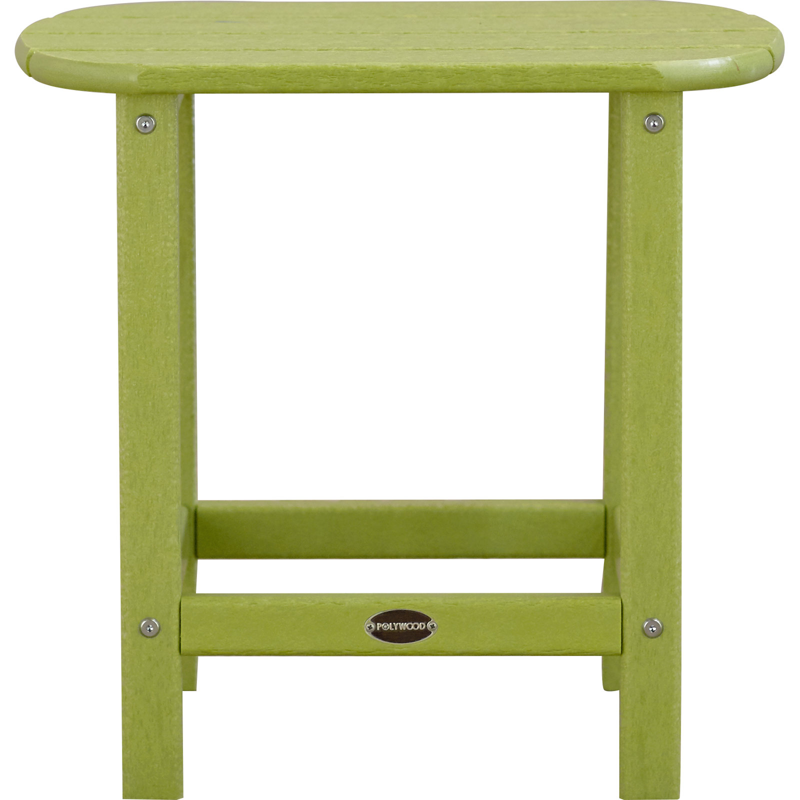 POLYWOOD® South Beach 19" Patio Side Table, Lime