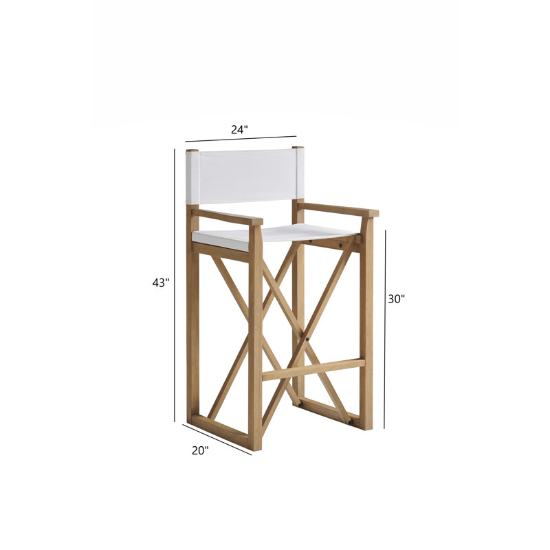 Director's Stool, Bar Stool (30” Seat Height)