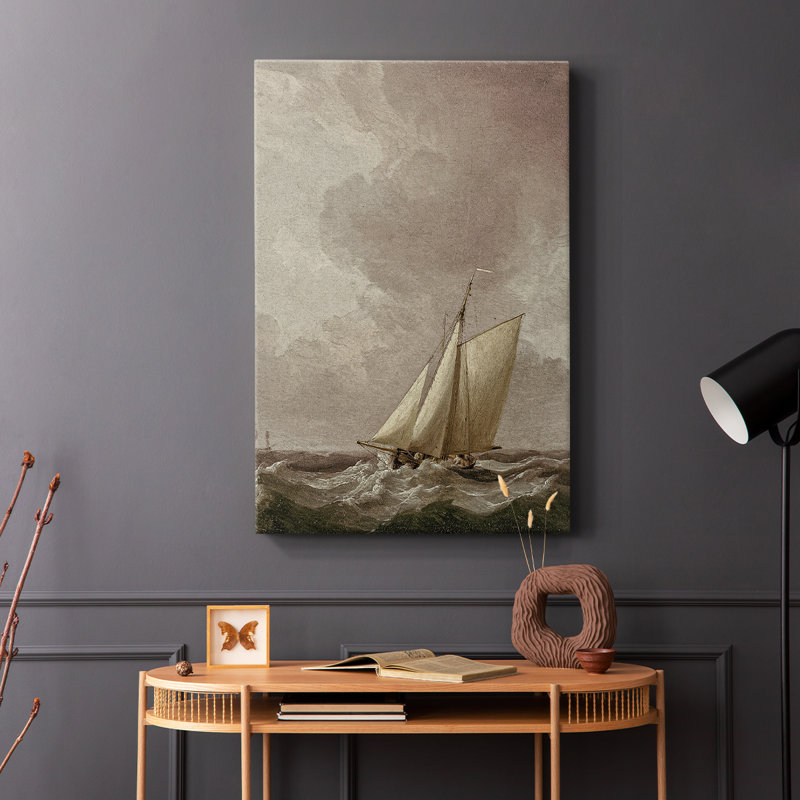 Paysage rétro CCxxv - galerie Cavas, H 18 po x l 12 po