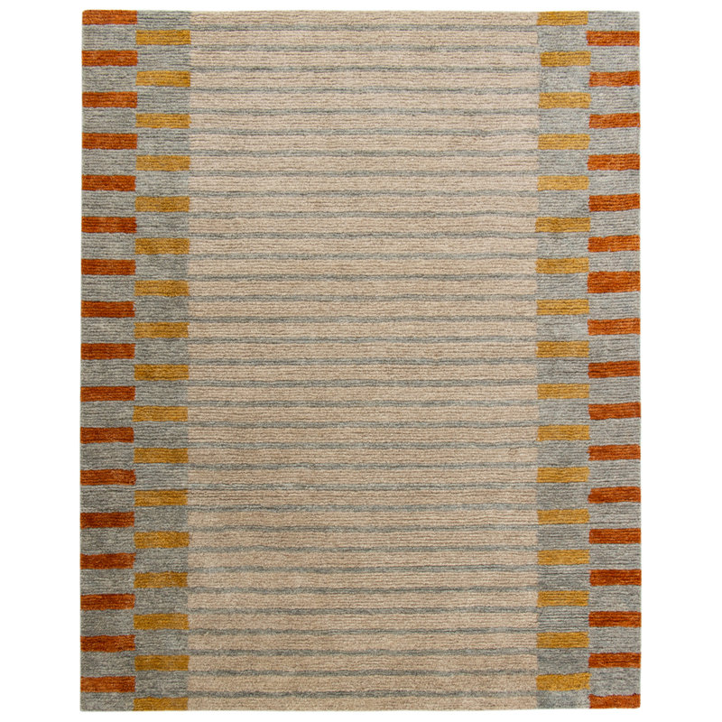 Joist Hand-tufted Wool Rug, Rectangle 8' x 10'