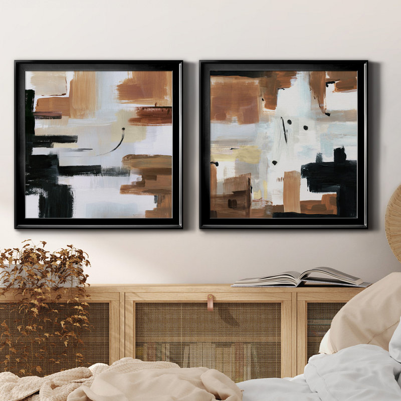 Plateau de montagne - reproduction de photo sur toile 2 pièces, Noir, H 30,5 po x l 61 po x P 1,5 po