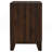 Anza Walnut 2-Drawer Nightstand Bedside Table