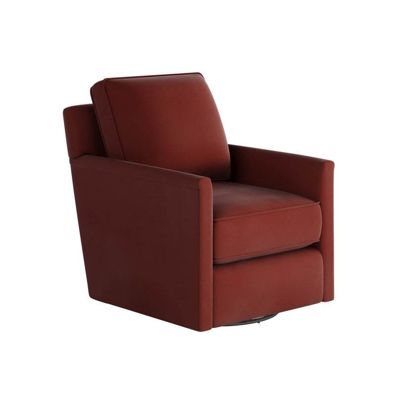Swivel Glider Armchair, Bella Rouge