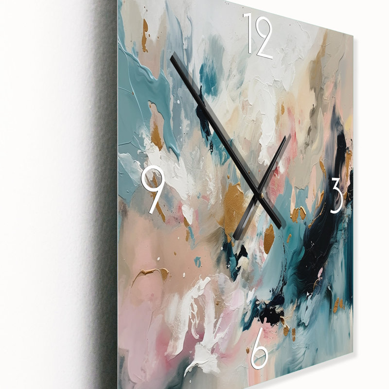 Jahime - Horloge murale abstraite, H 40 po x l 30 po x P 1 po