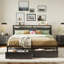 King Bed Frame With Storage Headboard, Charcoal Grey-1513758419-1513758412