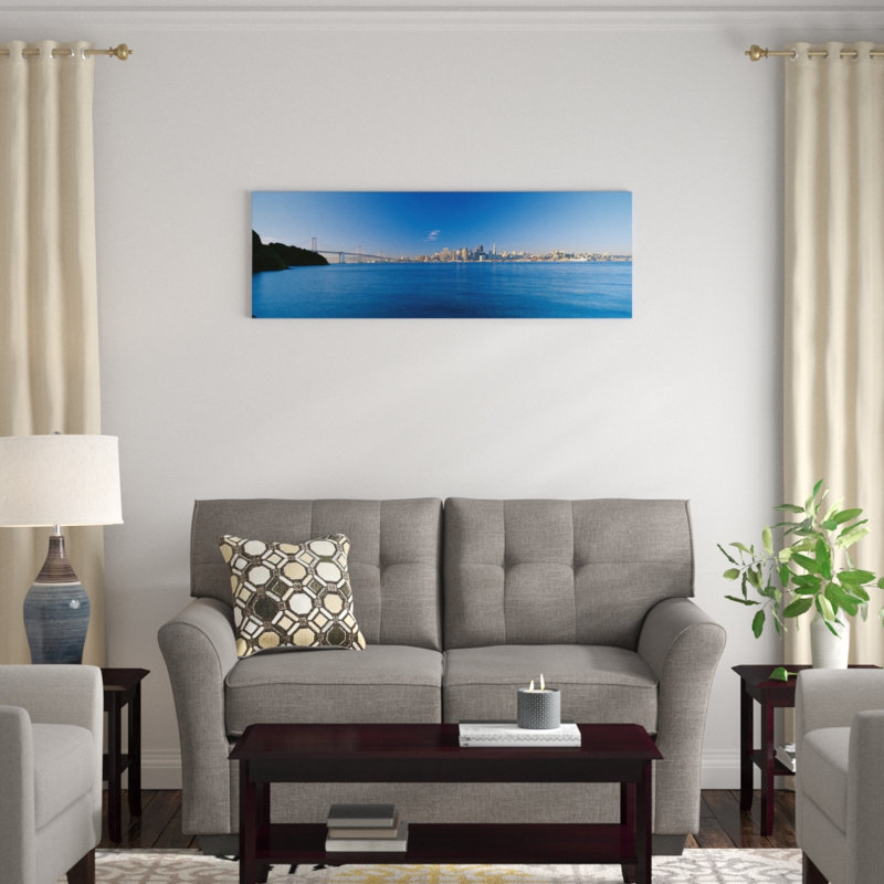 «Downtown Skyline I», San Francisco, Californie, reproduction de photo sur toile tendue, H 16 po x l 48 po x P 1,5 po