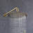 Wall Mounted Solid Brass Complete Shower System With Tub Spout And 3-Cross Handles-118309410