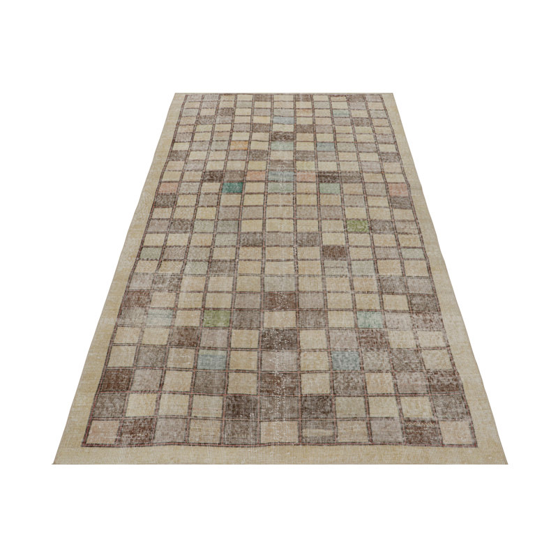 One-of-a-Kind 4'3"x7'6" Hand Knotted Area Rug